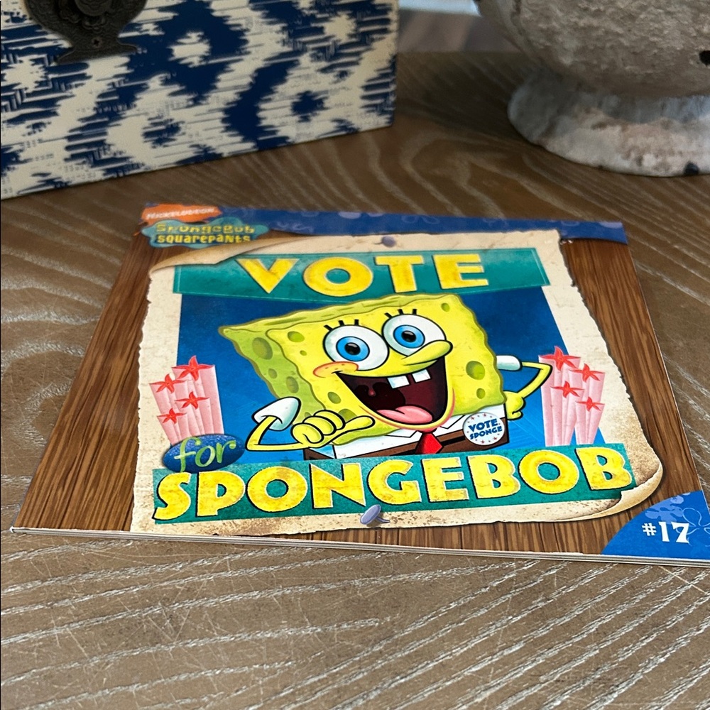 Nickelodeon Vote For SpongeBob SquarePants Children’s Story Picture Book